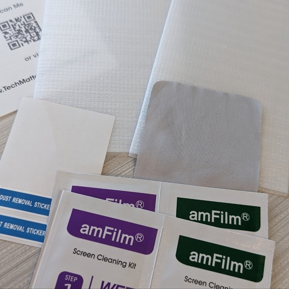 AmFilm Glass Screen Protector for Google Pixel 4a (5G) - Picture 3 of 4